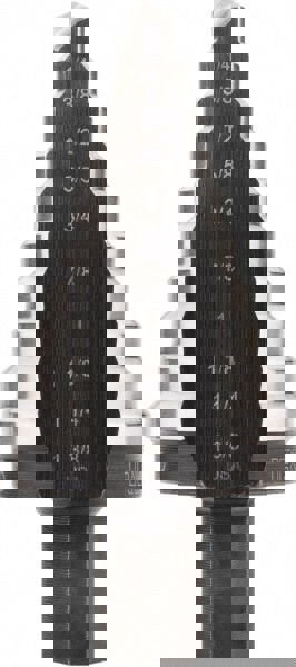 Step Drill Bit: 1/4 to 1-3/8